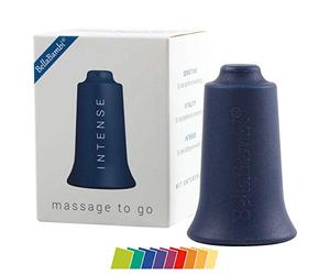 Copa de ventosa original BellaBambi | Cupping intensivo para deporte y masaje | Copa perfecta para fascias y puntos gatillo en caso de tensiones de la cabeza a los pies | INTENSE - Azul noche