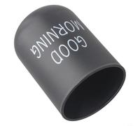 Copa de viaje PP de 400 ml diseñada para uso en el baño como soporte para cepillo de dientes y recipiente de lavado Diseño funcional antideslizante (negro)