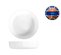 Copa De Vidrio Opalino Blanco Diwali 22Cm