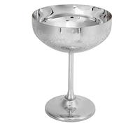 Copa de vino de acero inoxidable, diseño grabado duradero, exterior pulido cómodo, mantiene el vino fresco durante más tiempo, para picnics al aire libre y uso diario, vaso alto y elegante (tipo 1