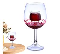 Copa De Vino Fuente,Accesorios Para Copas De Vino | Accesorios para vidrio aireador,Decantador de copas de vino de fondo plano y copa para, hogar, oficinas, hotel