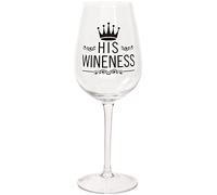 Copa de vino 'His Wineness', 420 ml, en caja de regalo