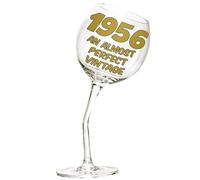 Copa de Vino Inclinada para el 70 Cumpleaños - Versión Inglesa: « An Almost Perfect Vintage » - 440 ml