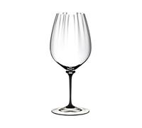 Copa de vino Riedel Fatto A Mano Performance Riesling, vidrio, Black Stem, 29 oz.