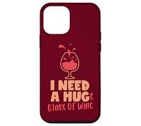 Copa de vino y un abrazo, Dicho divertido Carcasa para iPhone 12 mini