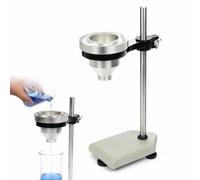 Copa De Viscosidad DIN De Sobremesa Con Soporte, Viscosímetro De 100 Ml | Boquilla De Precisión De Acero Inoxidable, Base Con Nivel De Burbuja Integrado, Medición Rápida Del Tiempo De Flujo