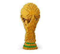 Copa del Mundo de Fútbol para Armar con Bloques en Miniatura. Trofeo 3D