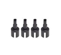Copa Diferencial Rc Para Tamiya Para TT01 Para TT02 TT01D TT01E DF-02 M05 M06 1/10 Caja De Cambios Metal Taza Diferencial RC Actualización Coche Piezas(Black,4pcs Big)