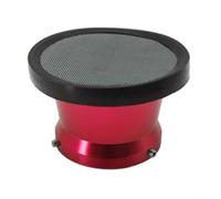 Copa Filtro Aire Carburador 50mm Aluminio para Moto para atv - Protector Rejilla Metálica para fácil Instalación 55x45mm(red)