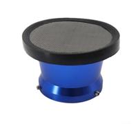 Copa Filtro Aire Carburador 50mm Aluminio para Moto para atv - y Duradera Instalación para fácil Color Negro(blue)