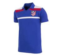 Copa Football - Camiseta de Fútbol - Hombre - Atletico de Madrid 1986 Tercera - Retro - Manga Corta - Azul - 100% algodón - Talla L