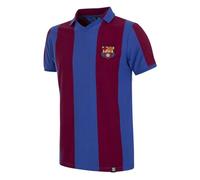 Copa Football - Camiseta de Fútbol - Hombre - FC Barcelona 1980/81 - Azul/Rojo - 100% algodón - Talla M