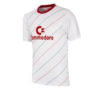 Copa Football - Camiseta de Fútbol - Hombre - FC Bayern Munich 1985/86 - Manga Cotra - Blanco - 47% poliéster, 33% algodón, 24% Viscosa. - Talla XL