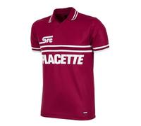 Copa Football - Camiseta de Fútbol - Hombre - Servette FC 1984/85 - Retro - Manga Corta - Rojo - 100% poliéster - Talla S