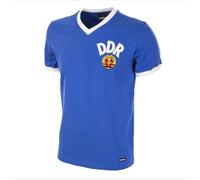 Copa Football RDA Mundo 1974 Camiseta de Fútbol Retro Hombre M Azul
