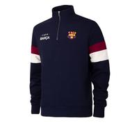 Copa Football - Sudadera Retro de fútbol - Hombre - FC Barcelona 1899 - Azul Marino - 100% algodón organico - Talla M
