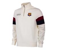 Copa Football - Sudadera Retro de fútbol - Hombre - FC Barcelona 1899 - Crudo - 100% algodón organico - Talla XXL