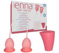 Copa menstrual Enna Cycle Easy Cup 1 unidad talla M - extracción fácil y caja esterilizadora