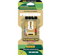 Campeonato Mundial de la FIFA 2026 Trading Cards Game Blister Premium Gold (1 Bolsa Premium + 4 Tarjetas Exclusivas de Edición Limitada)