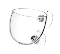 Copa para plantas de acuario - Soporte para plantas con ventosa, porta plantas para acuario | Maceta para plantas acuáticas de cristal con ventosas, jardinera acuática para plantas vivas, soporte para
