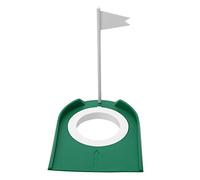 Copa Putting Golf, Agujero Ajustable y Bandera Blanca, Entrenamiento Práctico Plástico Resistente para Jugadores Aficionados y Profesionales, Hogar Patio y Club Deportivo