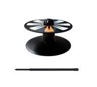 Copa Putting Golf Entrenamiento | ABS Metal 10.4cm Disco Hoyo | Ayuda Putting Portátil con Cuerda Retorno | Herramienta Precisión Interior Exterior