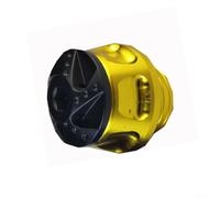 Copa resistente a los golpes para motocicleta Horquilla delantera CNC Aleación de aluminio Protección contra choques con kit de pernos para scooter y bicicleta eléctrica Color negro (dorado)