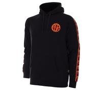 Copa Roma Sudadera con Capucha, Negro, S para Hombre