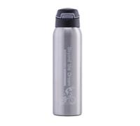 Copa térmica para bicicleta de montaña, botella de agua para exteriores | de acero inoxidable de 500 ml, optimizado para caber en el bolsillo de la mochila y el portavasos.