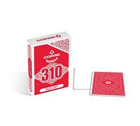 Copag Baraja de Cartas 310 Face Off Red Slimline - Baraja con Caras Blancas y Dorso Rojo