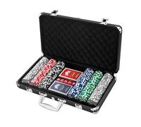 Copag Poker Set 300 fichas y 2 Barajas 100% Plástico Calidad Casino
