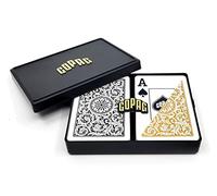 Copag Puente tamaño Jumbo Index 1546 - Juego de Cartas (configuración de Oro Negro)