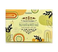 Copas de Carbón con 5 g de Resina de Incienso - Palo Santo & White Sage - 1 Paquete de 6 Unidades
