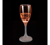 Copas de champán, copas de champán, copas de champán de 120 ml de color brillante, copas de champán, elegantes copas de champán, copas de champán activadas por líquidos, vasos que brillan en la
