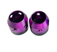 Copas de Horquilla Aluminio Protección para choque para moto(purple) | Aluminio aleación, color vibrante, protección horquilla, acabado pulido, motos