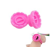 Copas de pegamento para pestañas, taza rápida para afilar o cerrar abanicos de volumen, extensiones de pestañas, soporte de pegamento y herramienta organizadora de pestañas (rojo)