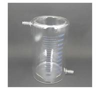 Copas de vidrio de borosilicato, Vaso de precipitados vidrio borosilicato con camisa laboratorio, doble capa, graduado, 50-1000 ml(200ml)