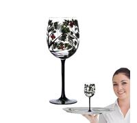 Copas de Vino Artísticas - Copas de Vino Artesanales con Patrón de Árbol, Vajilla Estilo Lolita, Elegante Copas De Vacío De Gran Capacidad, Diseño Artístico Colorido, Material Duradero | Weinl