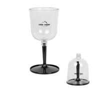 Copas De Vino De Viaje - Copa De Vino Plegable, Regalo De Vidrio Irrompible | Vasos De Vino Ligeros con Varilla, 10 oz Vasos De Pie De Anti-Caída para Camping Al Aire Libre, Copa De Vino para