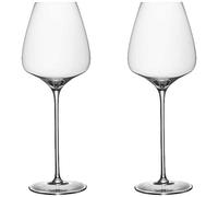 Copas de Vino exquisitas para Uso Diario Color Rojo Transparentes sopladas a Mano de Primera Calidad Modernas irrompibles Juego de 2 Elegantes