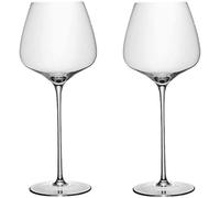 Copas de Vino exquisitas para Uso Diario Color Rojo Transparentes sopladas a Mano de Primera Calidad Modernas irrompibles Juego de 2 Elegantes