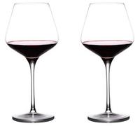 Copas de Vino exquisitas Rojas exquisitas de Cristal soplado a Mano de Primera Calidad Juego de 4 Caja de Regalo para Cualquier ocasión Boda única y Elegante