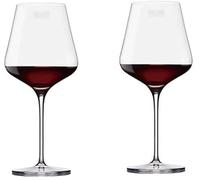 Copas de Vino exquisitas Rojas exquisitas de Cristal soplado a Mano de Primera Calidad Juego de 4 Caja de Regalo para Cualquier ocasión Boda única y Elegante