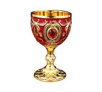 Copas de vino - Flautas de metal a pie europeo - 30 ml pequeñas copas de vino tinto reutilizables | Para cócteles, Tequila,Brandy,Sake,Bourbon,Bebidas,Bar,Fiesta,Cenas,Cocina,Cumpleaños,Boda