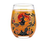 Copas de Vino Halloween Copa Vino Sin Tallo 400 Mililitros Estética Gótica