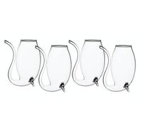 BarCraft Copas para Beber Vino de Oporto, Juego de 4 Copas para Beber Vino de Oporto, Copas para Beber Coñac, Capacidad 90ml, 16 x 16 x 13cm, 1 Juego