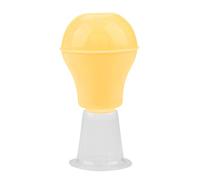 Copas suaves portátiles para mujer, corrección de pezones planos invertidos, extractor de aspirador, silicona de grado alimenticio, fácil de usar, resistente al calor, color amarillo
