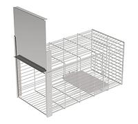 COPELE 90274 Jaula de Captura de Conejos galvanizada, 52 x 25 x 25 cm