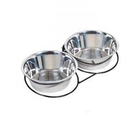 Copele - Comedero Doble Con Fijador Inox Ø25 Cm