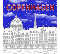 Copenhagen - A Coloring Book Full of Nordic Magic: Single-sided pages with black backing to prevent bleed-through